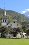 Saint Loup church in Servoz