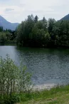 Fishing at the lake of Champraz